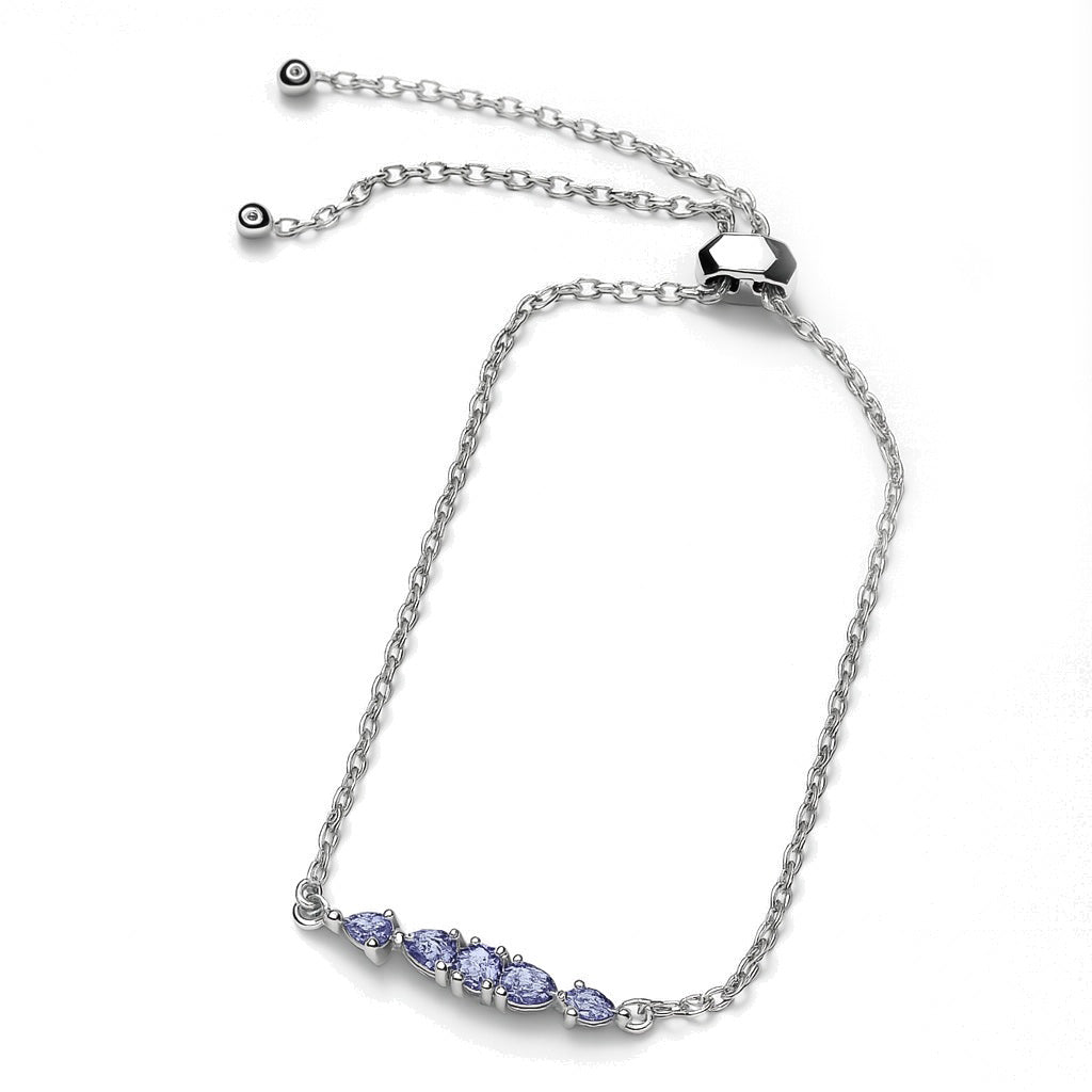 Sterling Silver Bracelet Tanzanite  IGB-150