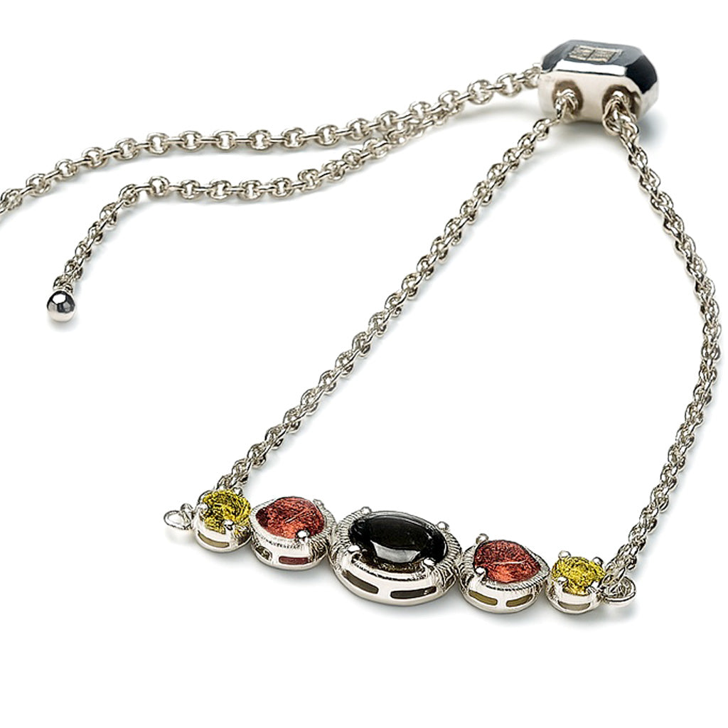 Sterling Silver Bracelet Tourmaline  IGB-144