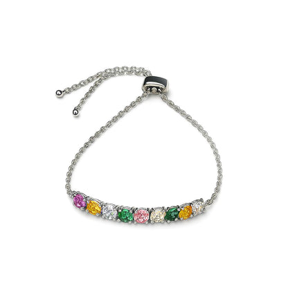 Sterling Silver Bracelet Tourmaline  IGB-128