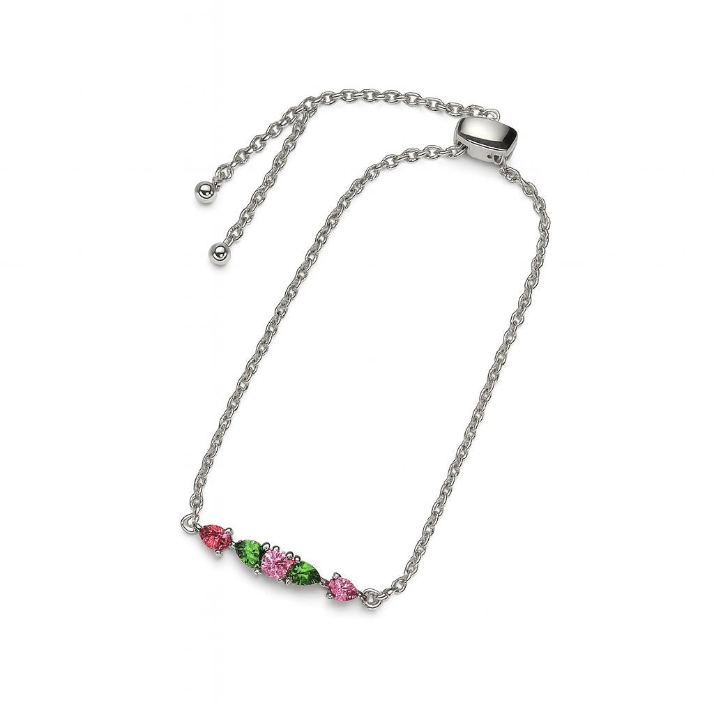 Sterling Silver Bracelet Tourmaline  IGB-150