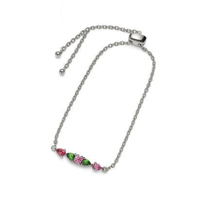 Sterling Silver Bracelet Tourmaline  IGB-150