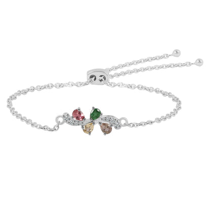 Sterling Silver Bracelet Tourmaline  IGB-148