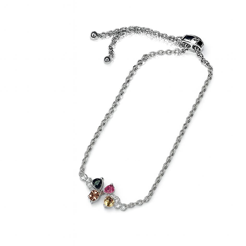 Sterling Silver Bracelet Tourmaline  IGB-148