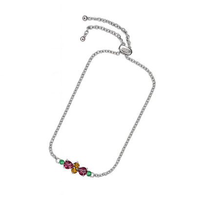 Sterling Silver Bracelet Tourmaline  IGB-146