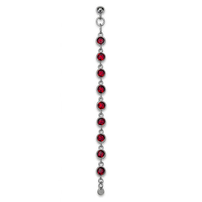 Sterling Silver Bracelet Rhodolite Garnet  IGB-118