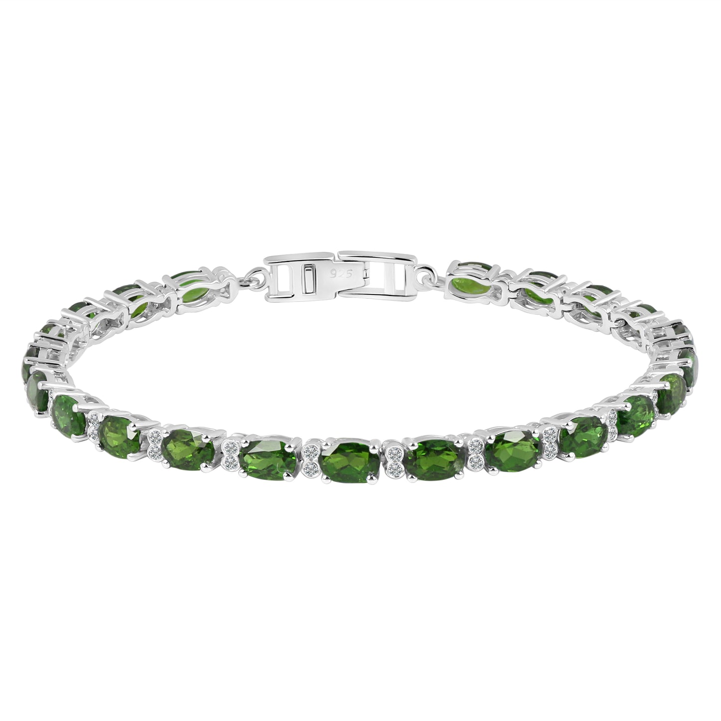 Sterling Silver Bracelet Chrome Diopside   IGB-109