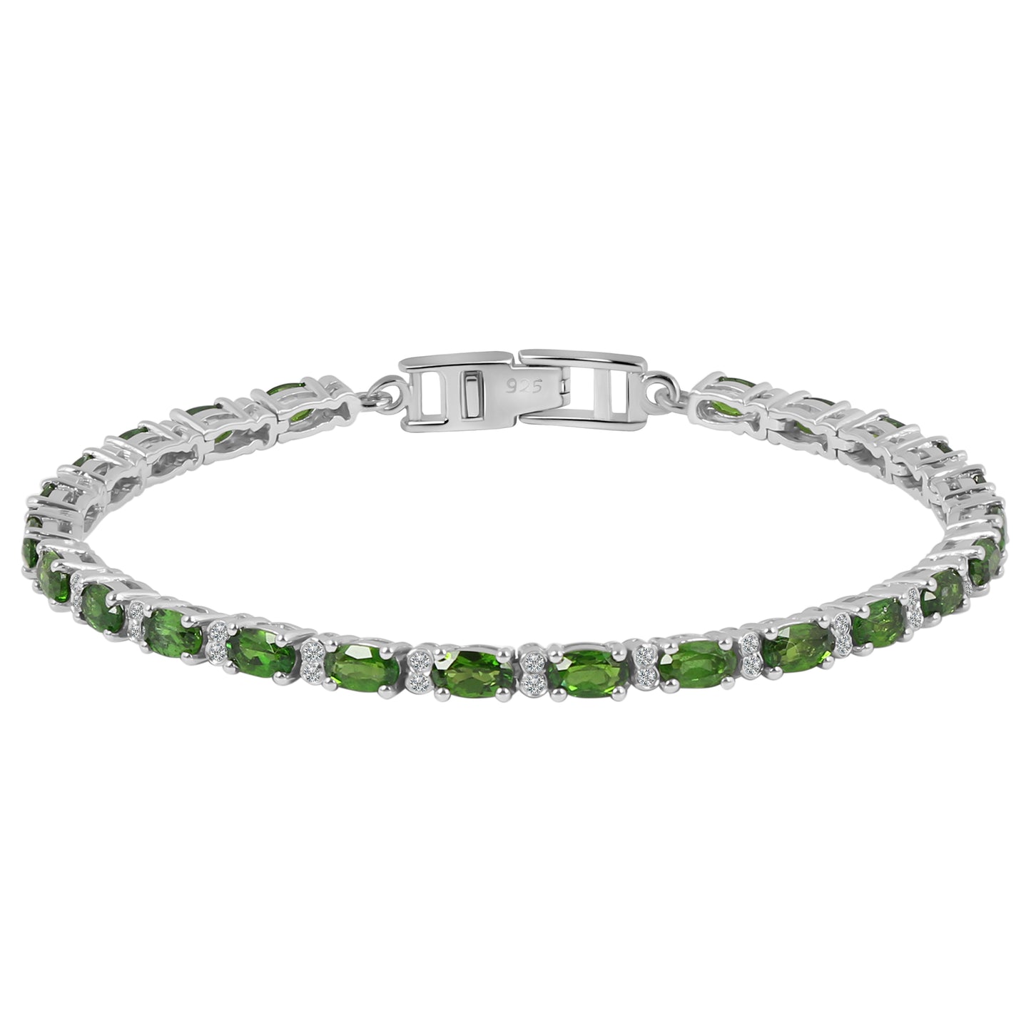 Sterling Silver Bracelet Chrome Diopside   IGB-110