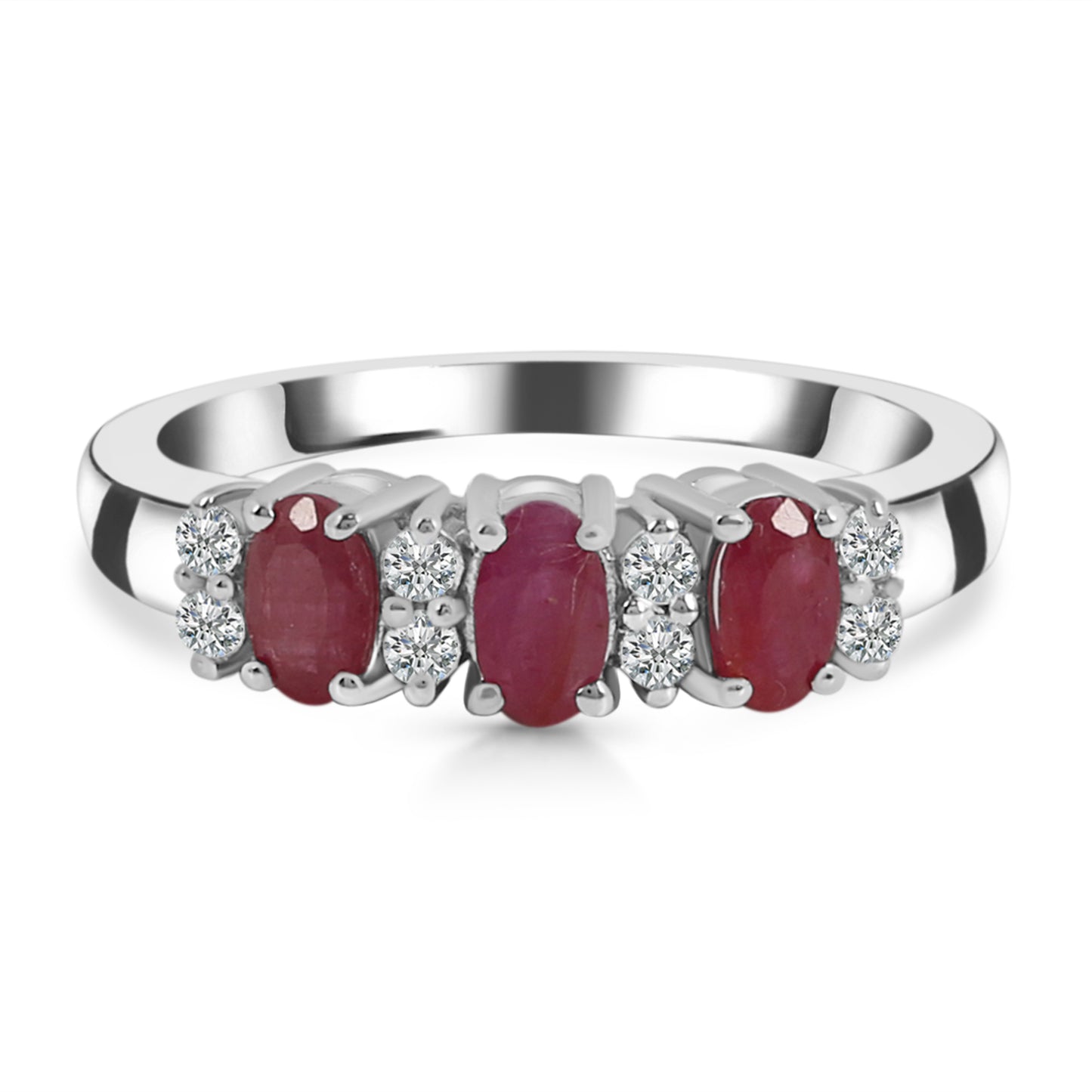 Sterling Silver Ring Ruby  IGR-2332 Size 8
