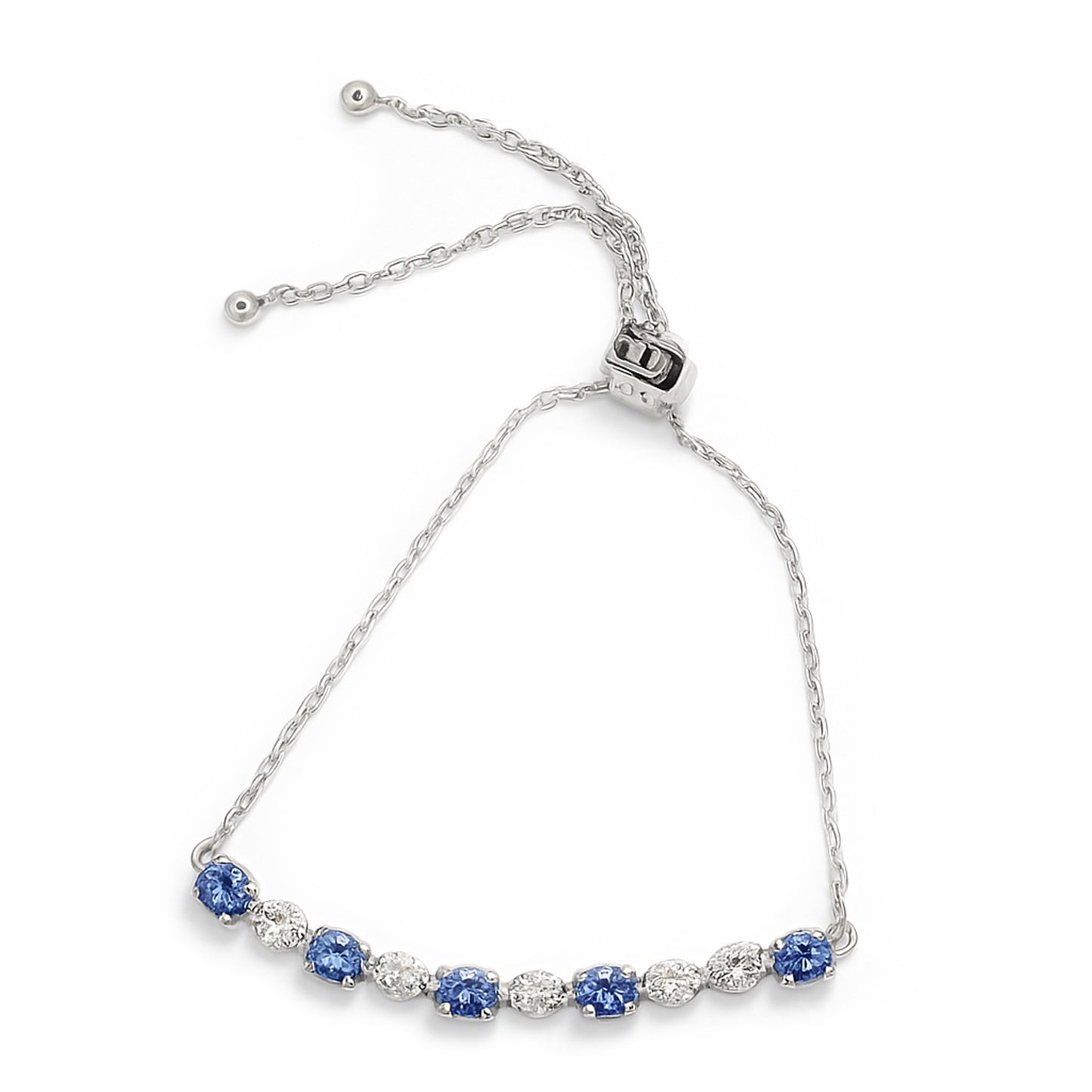 Sterling Silver Bracelet Tanzanite  IGB-126
