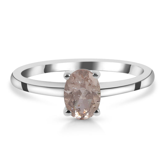 Sterling Silver Ring Morganite  IGR-2500 Size 10