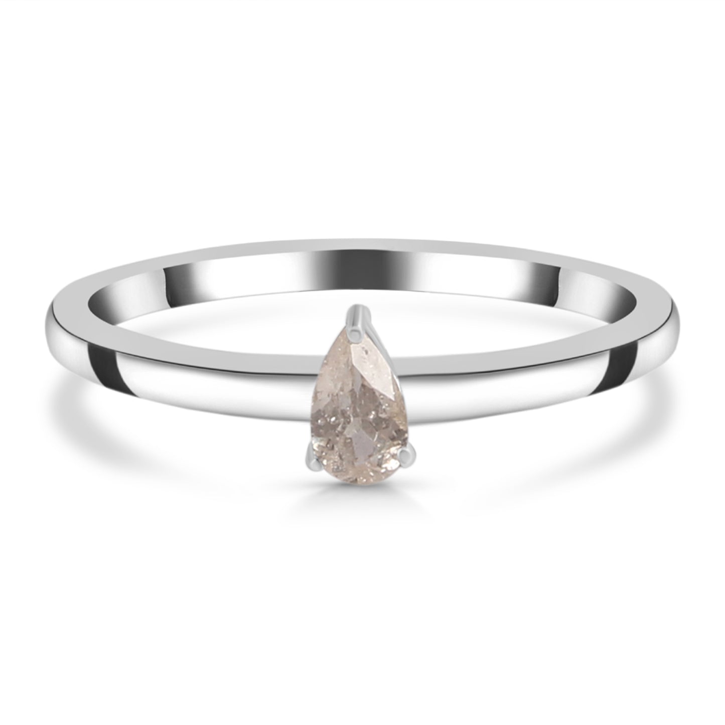 Sterling Silver Ring Morganite  IGR-2530 Size 8