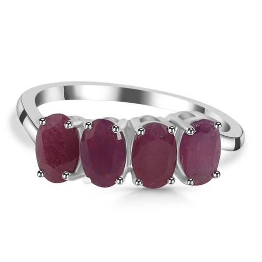 Sterling Silver Ring Ruby  IGR-2086 Size 8