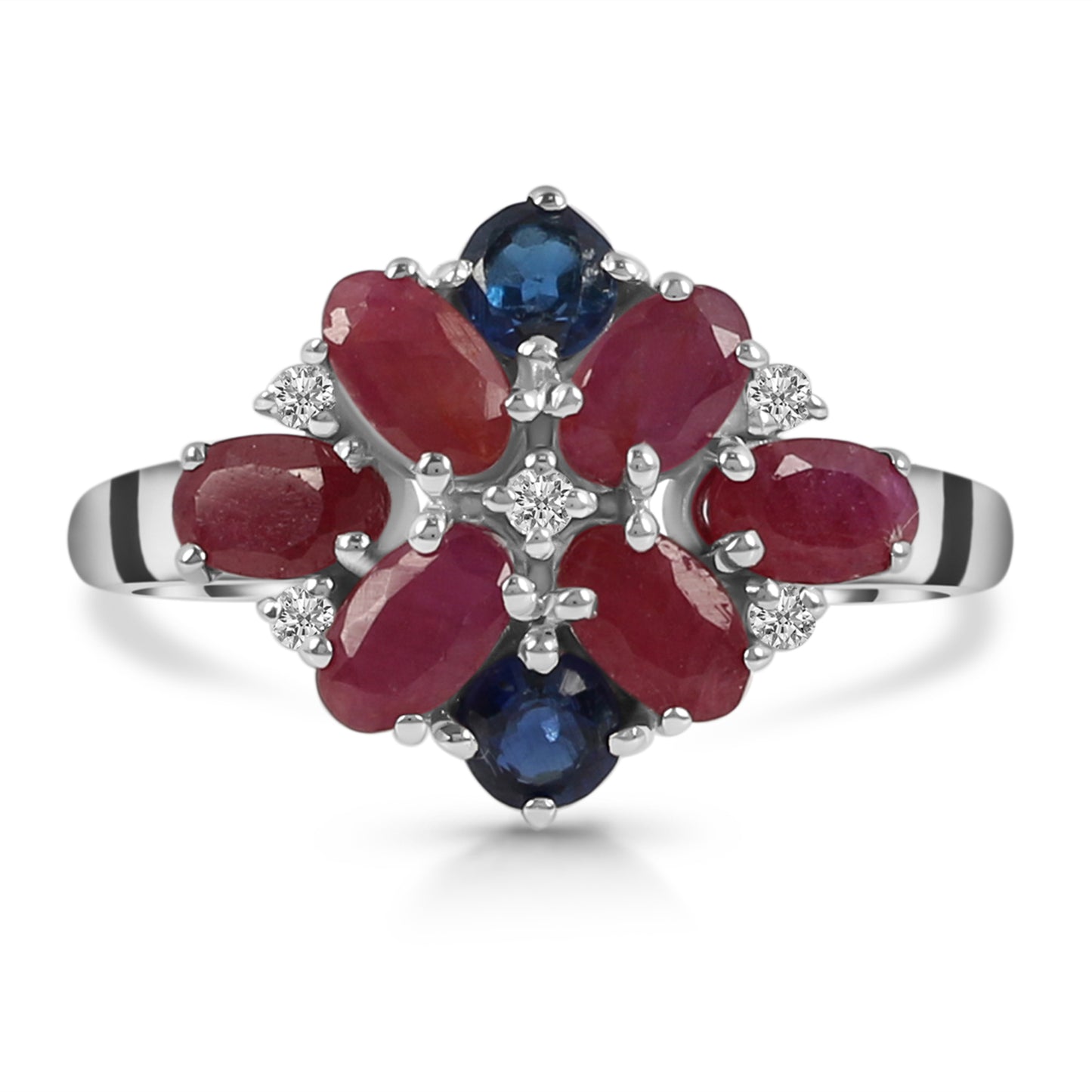 Sterling Silver Ring Ruby  IGR-2336 Size 8