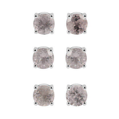 Sterling Silver Earrings Morganite  IGE-1024
