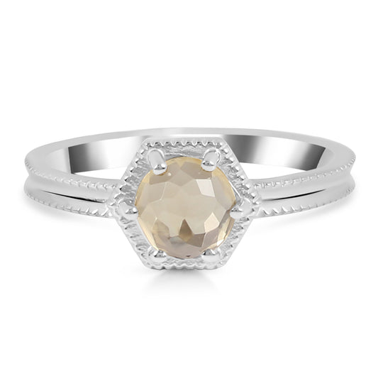 Sterling Silver Ring Citrine  IGR-1694 Size 7