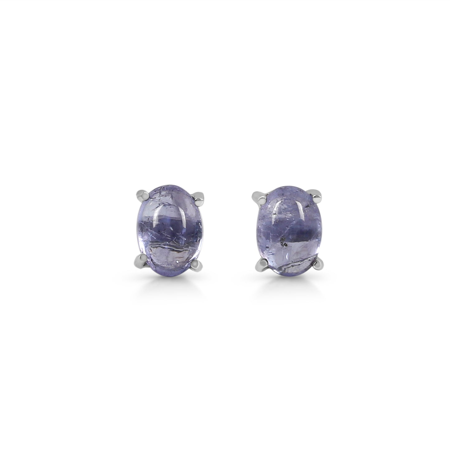Sterling Silver Earrings Tanzanite  IGE-750