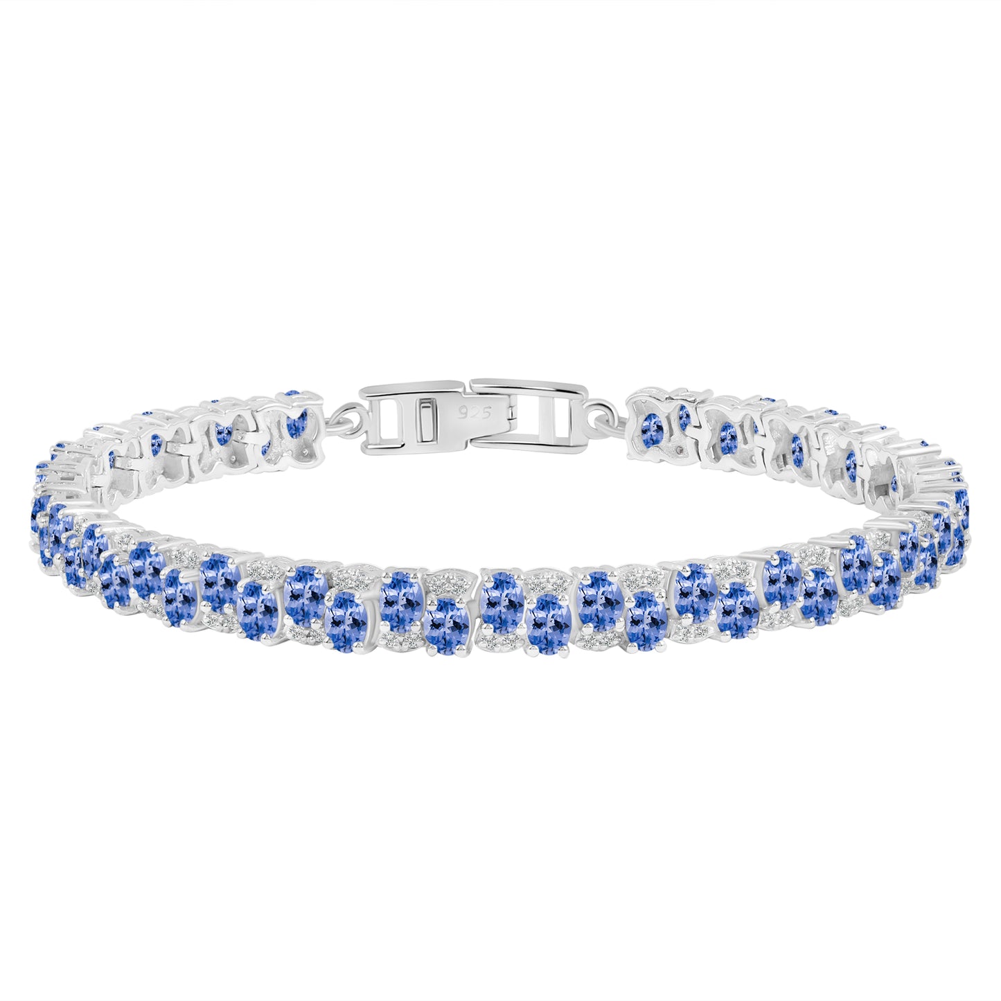 Sterling Silver Bracelet Tanzanite  IGB-204