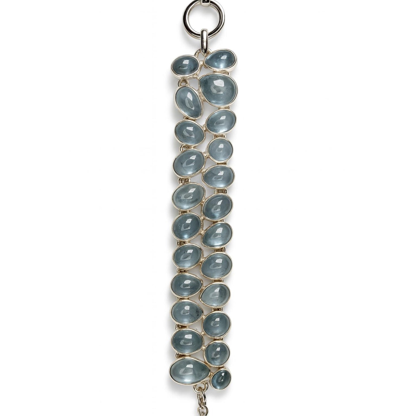 Sterling Silver Bracelet Mint Kyanite