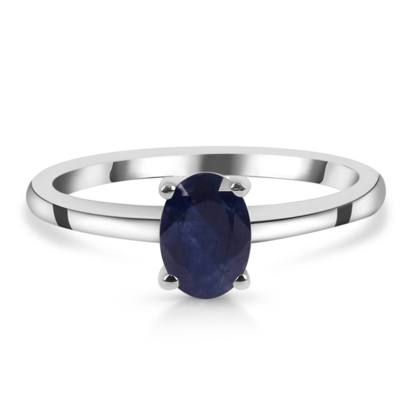 Sterling Silver Ring Blue Sapphire  IGR-2500 Size 10
