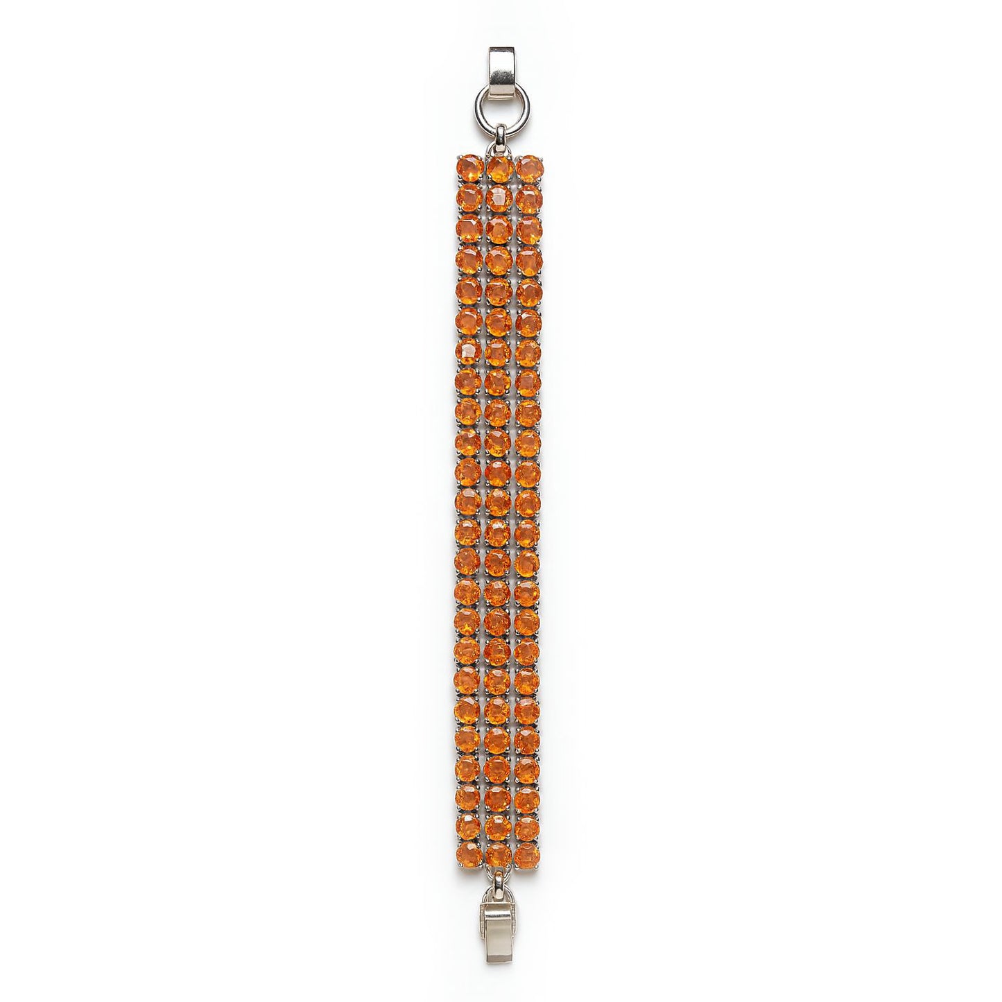 Sterling Silver Bracelet Spessartine  IGB-194