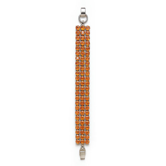 Sterling Silver Bracelet Spessartine  IGB-194