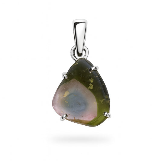 Sterling Silver Pendant Tourmaline
