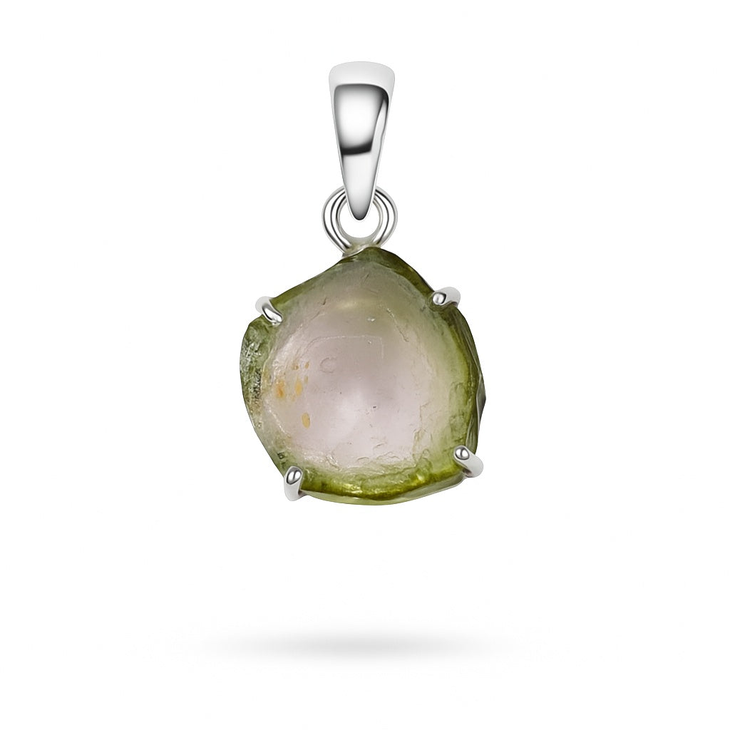 Sterling Silver Pendant Tourmaline