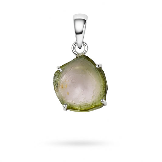 Sterling Silver Pendant Tourmaline
