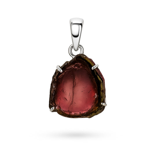 Sterling Silver Pendant Tourmaline